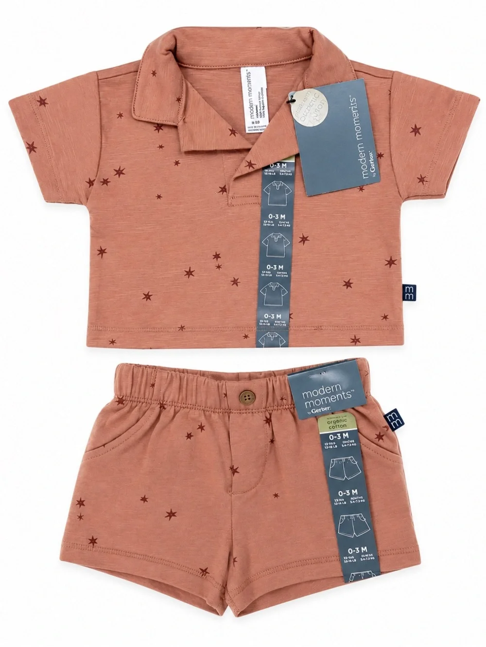 Baby Boy Clothing Bundle 4 Outfits Reebok Wonder Nation Modern Moments NWT 0-18M